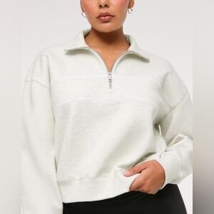 Abercrombie & Fitch YPB neo KNIT MAX Half-Zip Size Medium